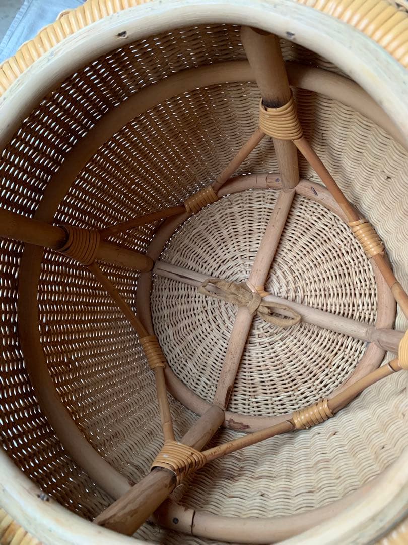 希少 山川ラタン 剣持勇デザイン ヴィンテージ スツール ジャパニーズモダン B