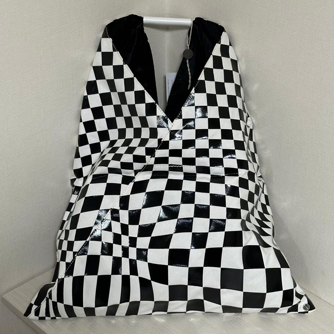 美品/MM6/エムエムシックス/メゾンマルジェラ/トートバッグ/チェック