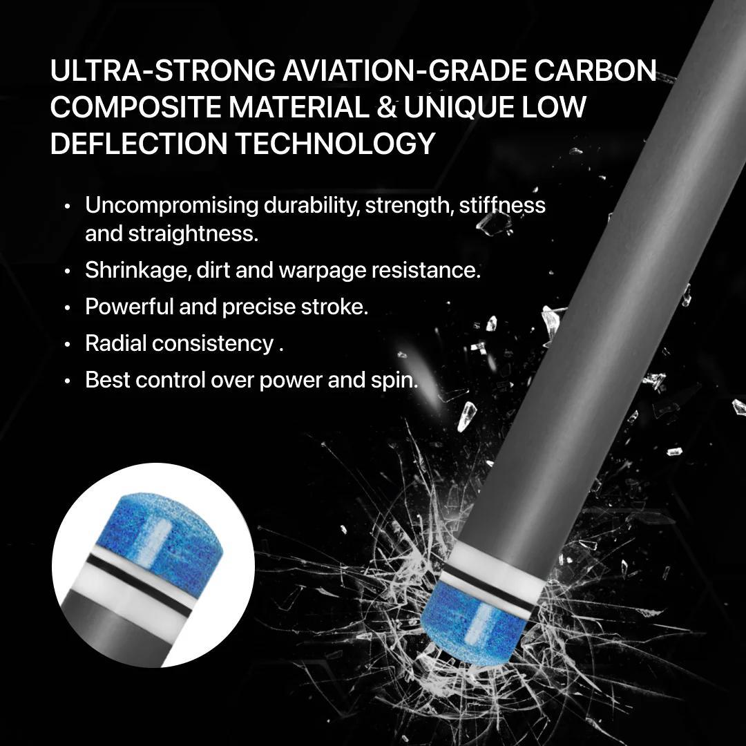 ※入荷しました【Rhino】10山 12.4mm ビリヤード カーボン シャフト