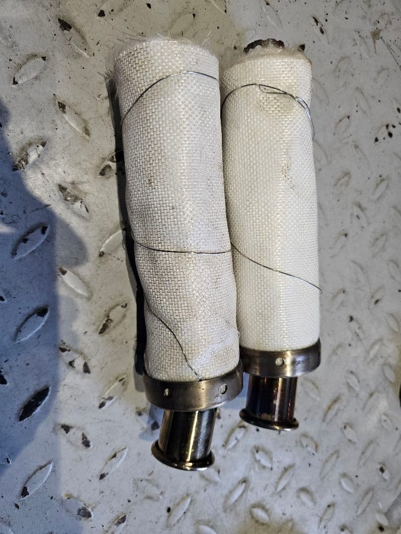 Yamaha バイク用マフラー ホワイト/ブルー