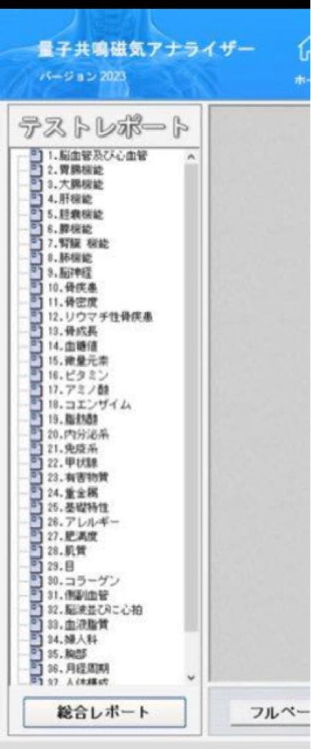 波動測定器　※日本語対応 量子波動アナライザー　健康管理分析器 バイオレゾナンス