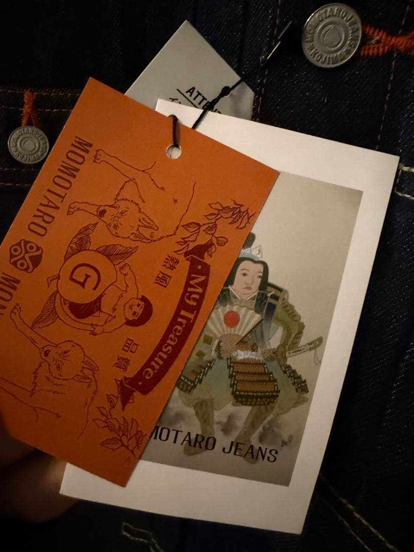 GBL もののけ姫 ×桃太郎デニムジャケット インディゴ　サイズ38