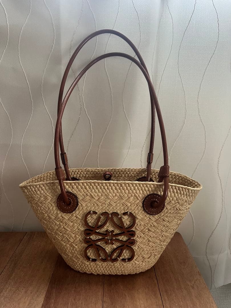LOEWE バスケットバッグ アナグラム ミニ トート かごバッグ