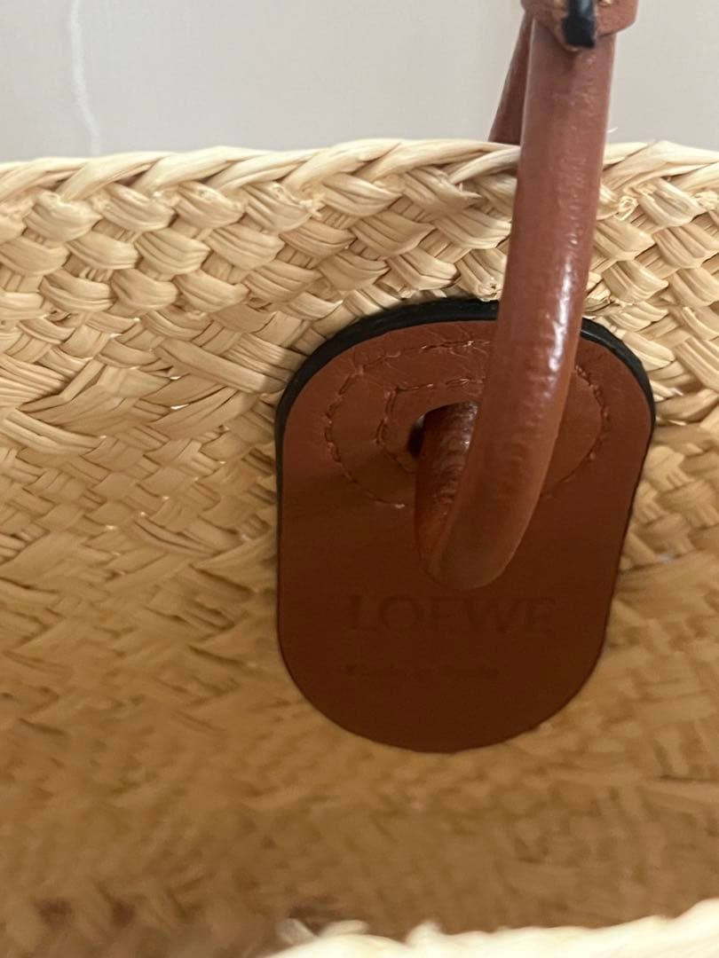 LOEWE バスケットバッグ アナグラム ミニ トート かごバッグ