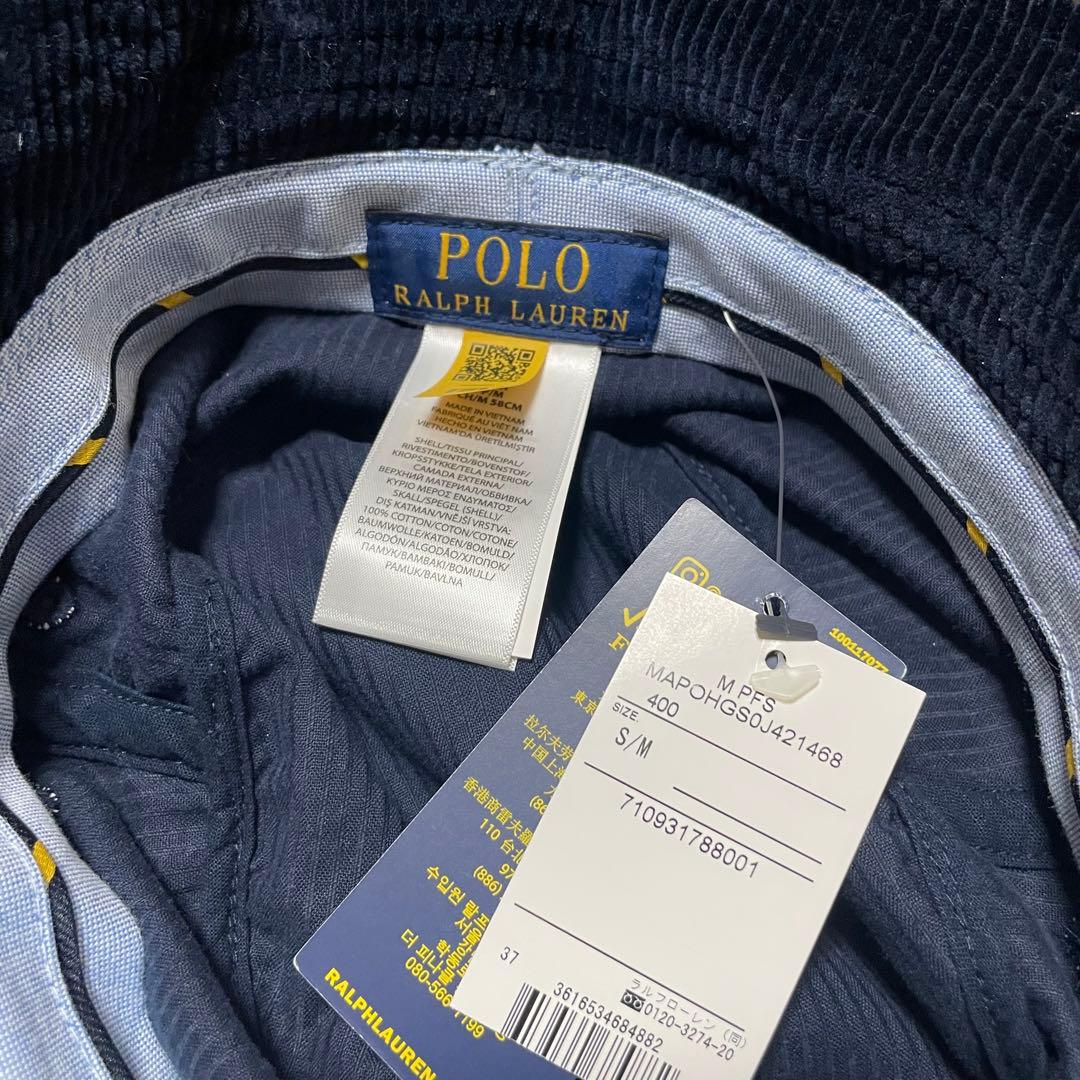 新品未使用 POLO ラルフローレン バケットハット コーデュロイ