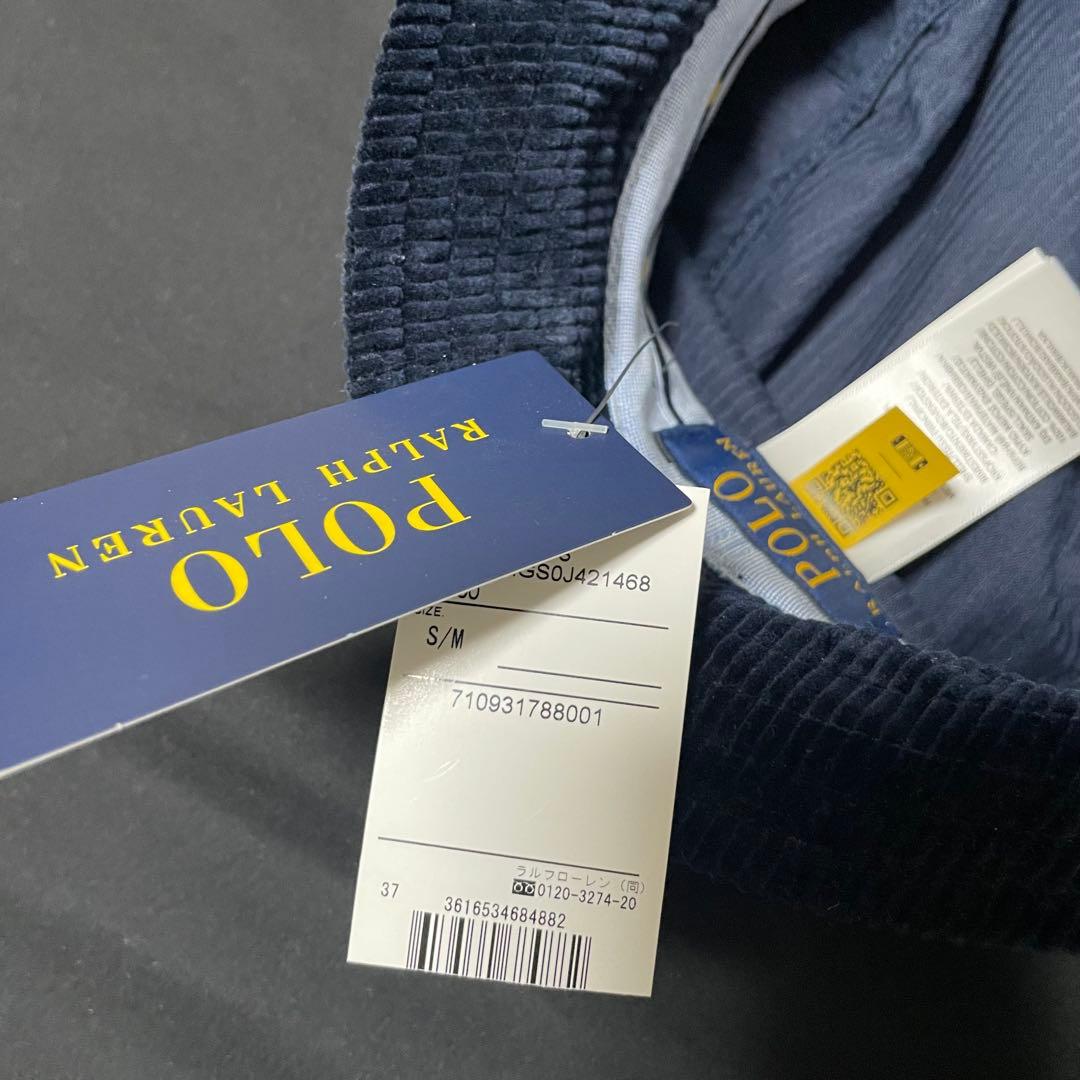 新品未使用 POLO ラルフローレン バケットハット コーデュロイ