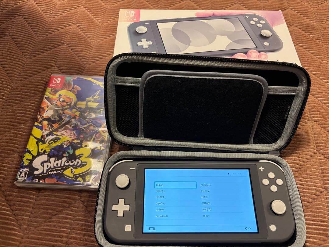 Nintendo Switch Lite + Splatoon 3 + ケース