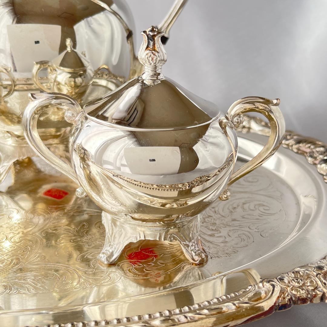 【F.B.Rogers】ティーセット 3点 ティーポット