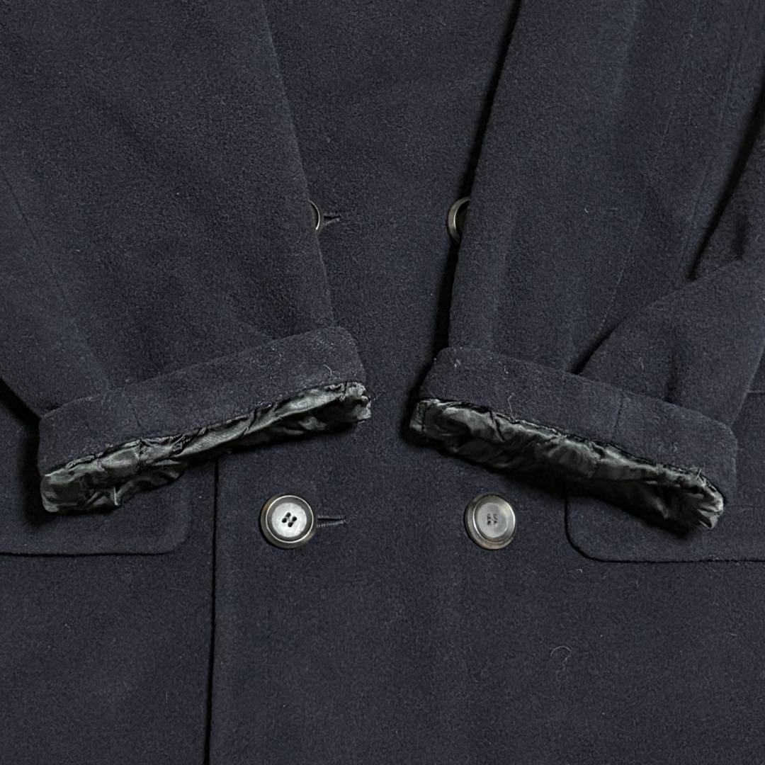HUGO BOSS Pコート　ダブルチェスター　ネイビー　キルティング　3XL