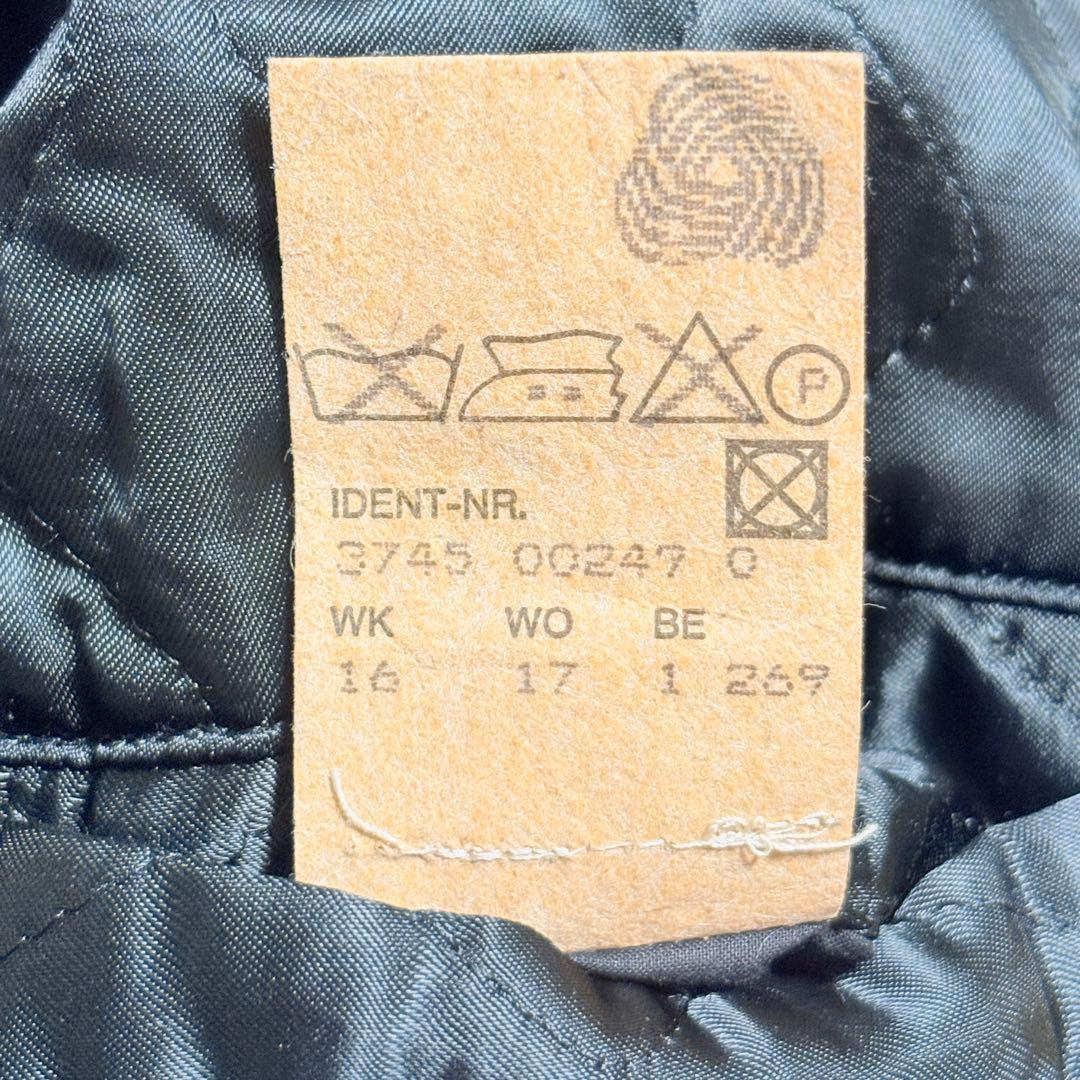 HUGO BOSS Pコート　ダブルチェスター　ネイビー　キルティング　3XL