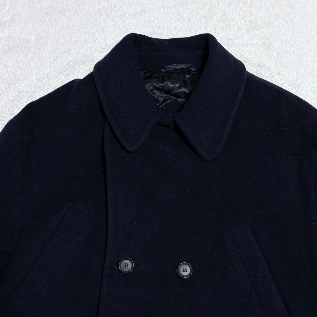 HUGO BOSS Pコート　ダブルチェスター　ネイビー　キルティング　3XL