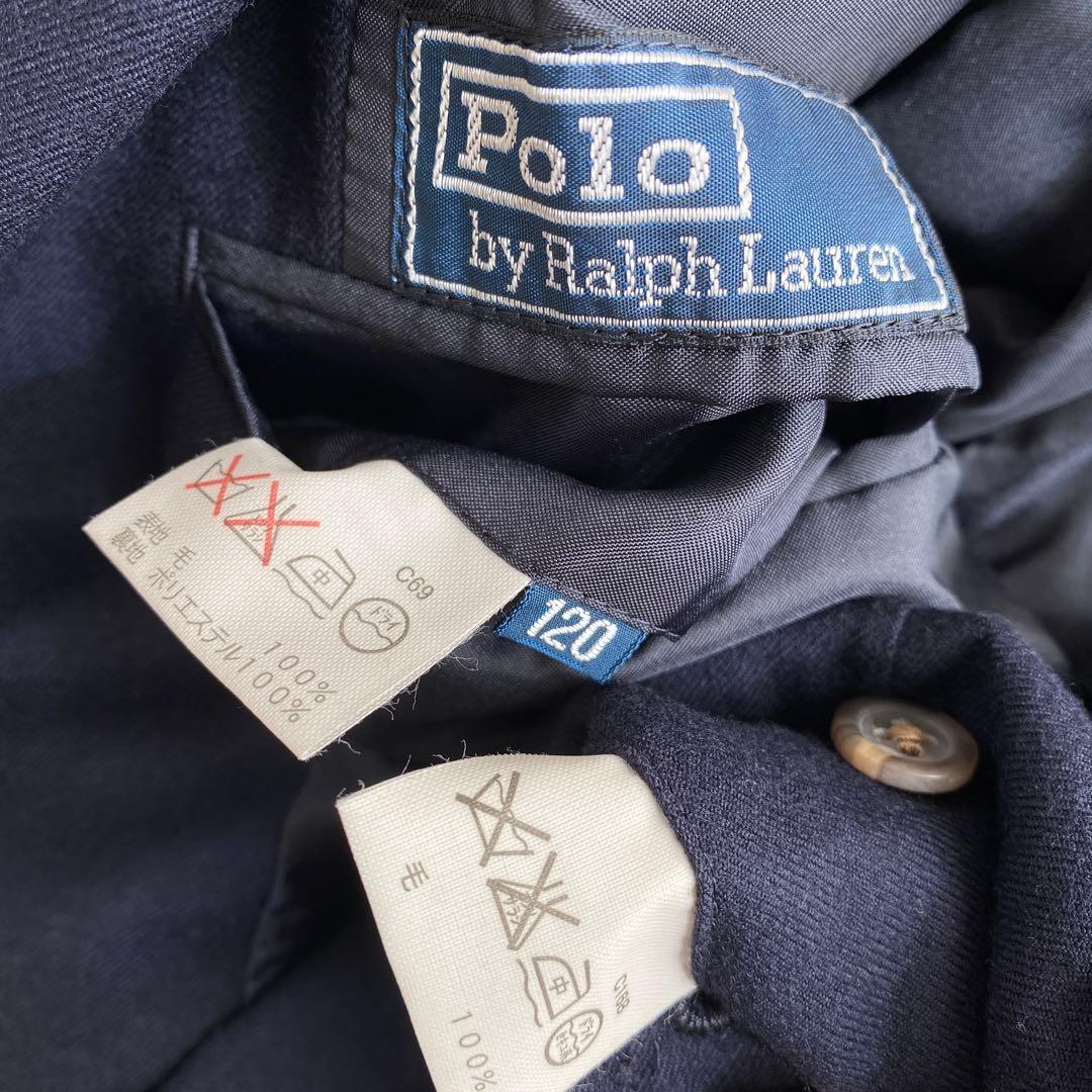 美品 ラルフローレン 4点セット フォーマル 120 スーツ 紺ブレ ネイビー