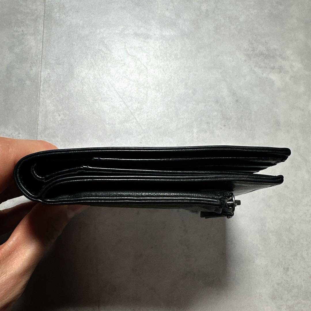 メゾンマルジェラ 4ステッチ 2つ折り財布 ブラック Margiela