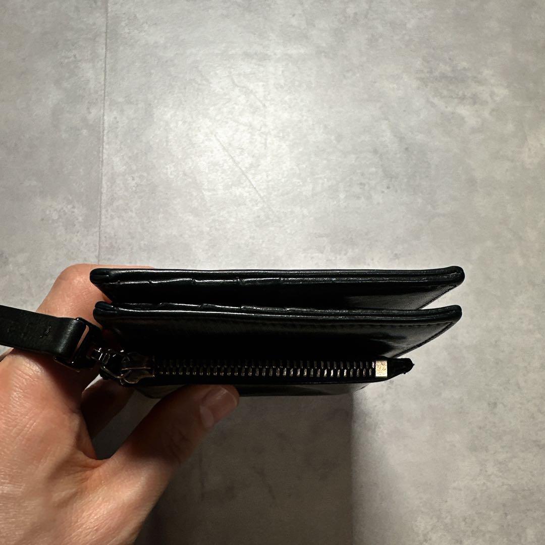 メゾンマルジェラ 4ステッチ 2つ折り財布 ブラック Margiela