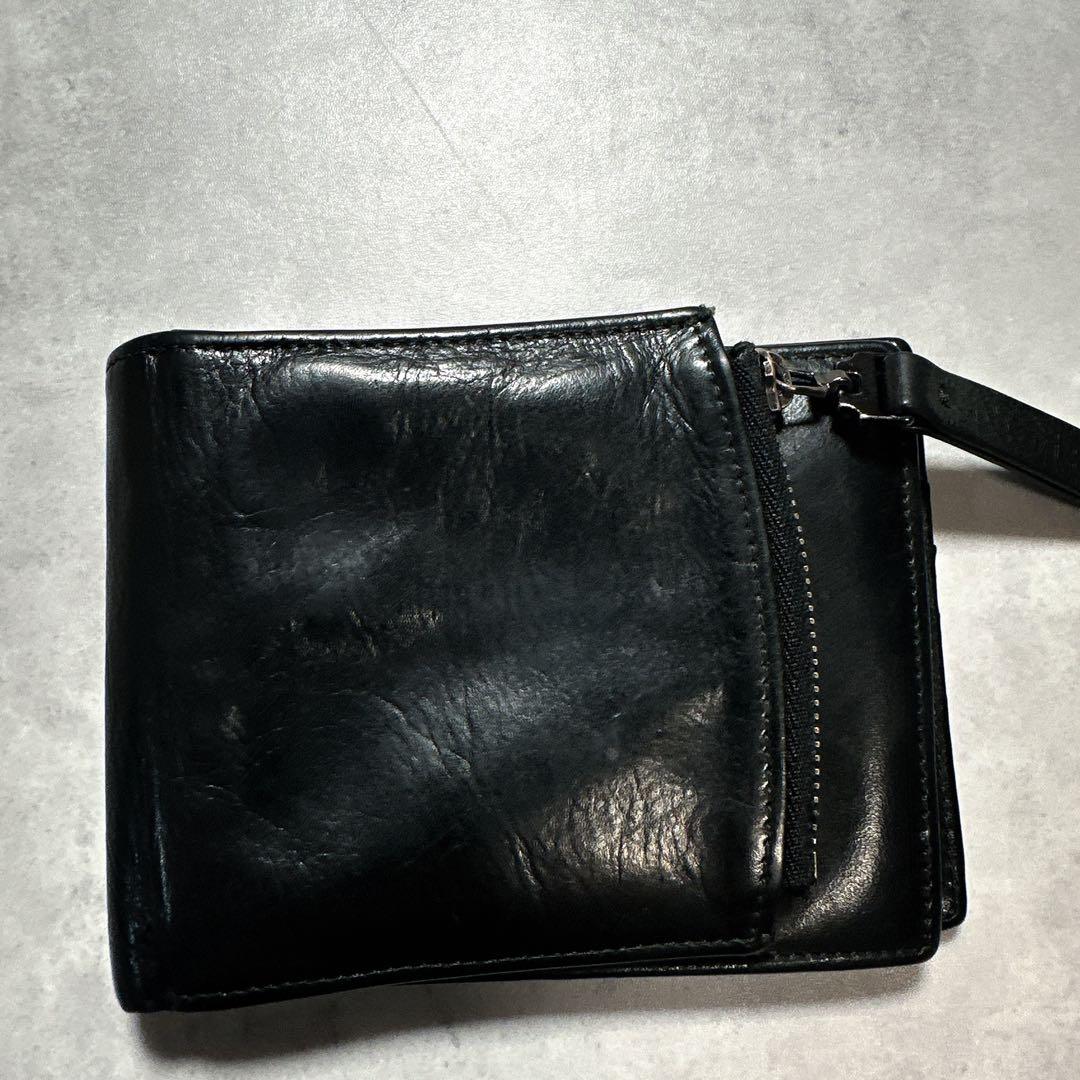 メゾンマルジェラ 4ステッチ 2つ折り財布 ブラック Margiela
