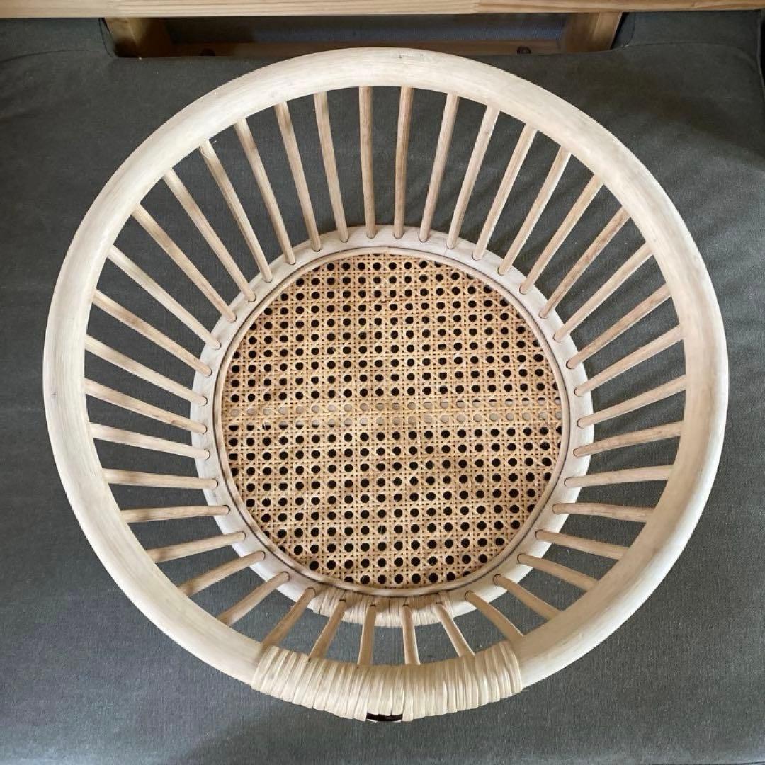 ツルヤ商店 籐バスケット maru S 籐 ラタン カゴ 収納かご インテリア