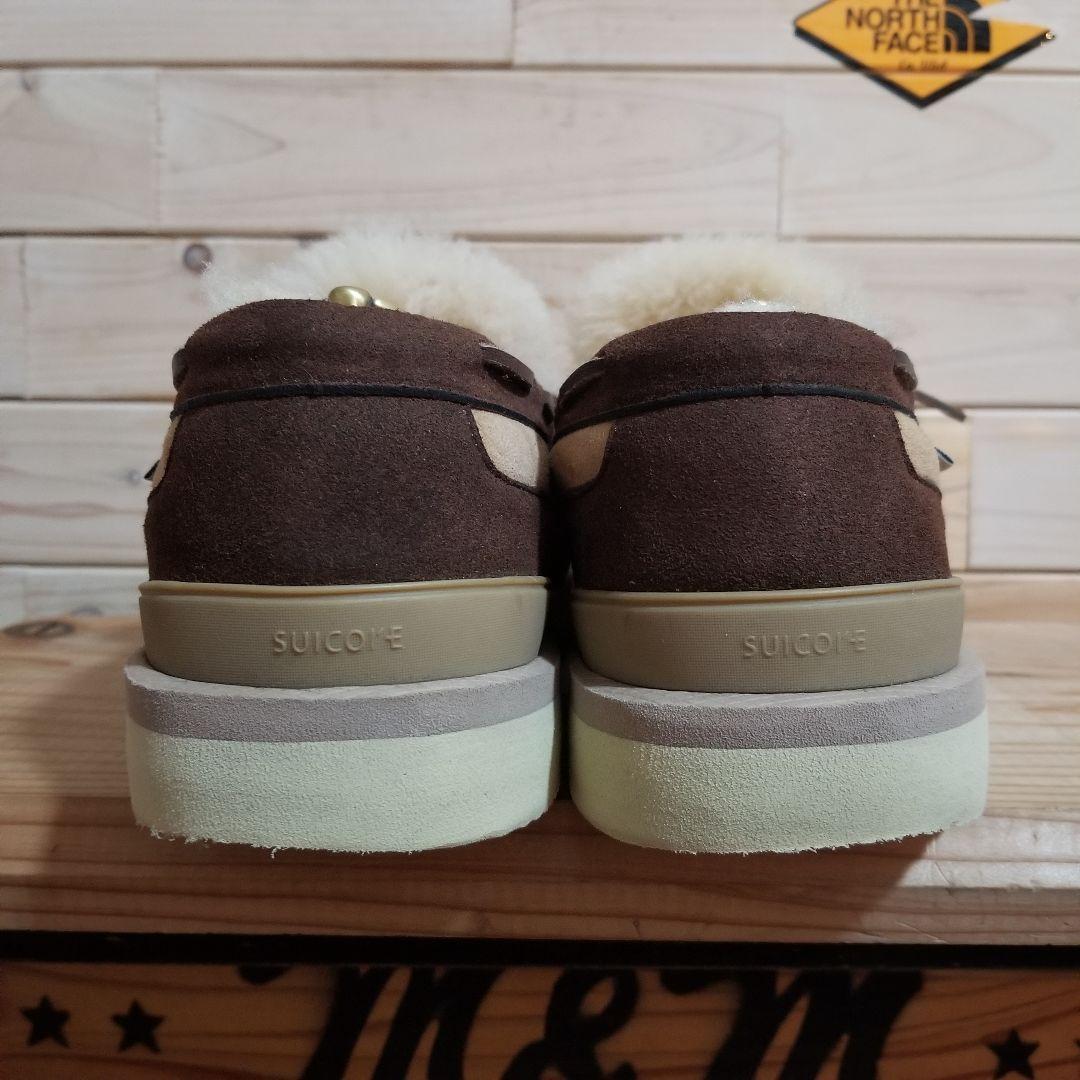 美品　SUICOKE スイコック ムートン モカシンシューズ　28.0 厚底