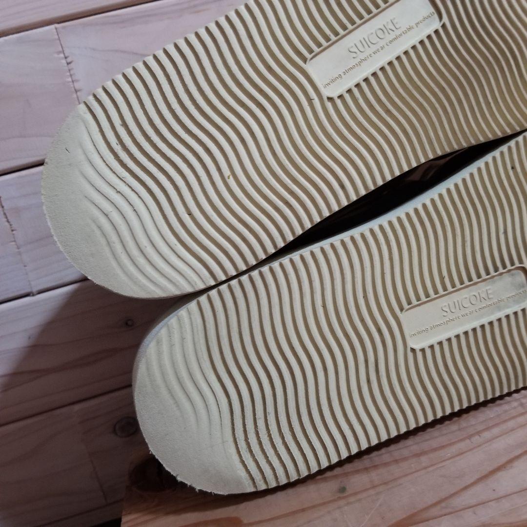 美品　SUICOKE スイコック ムートン モカシンシューズ　28.0 厚底