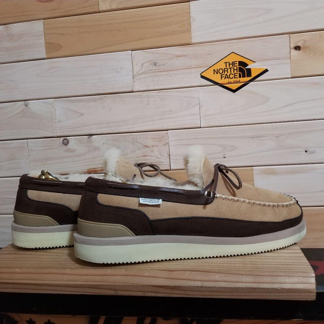 美品　SUICOKE スイコック ムートン モカシンシューズ　28.0 厚底