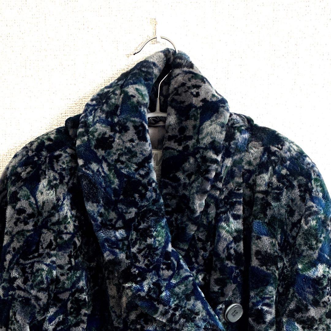 美品EMBAシェアードミンク　カジュアル　ジャケット　グリーン ネイビー グレー