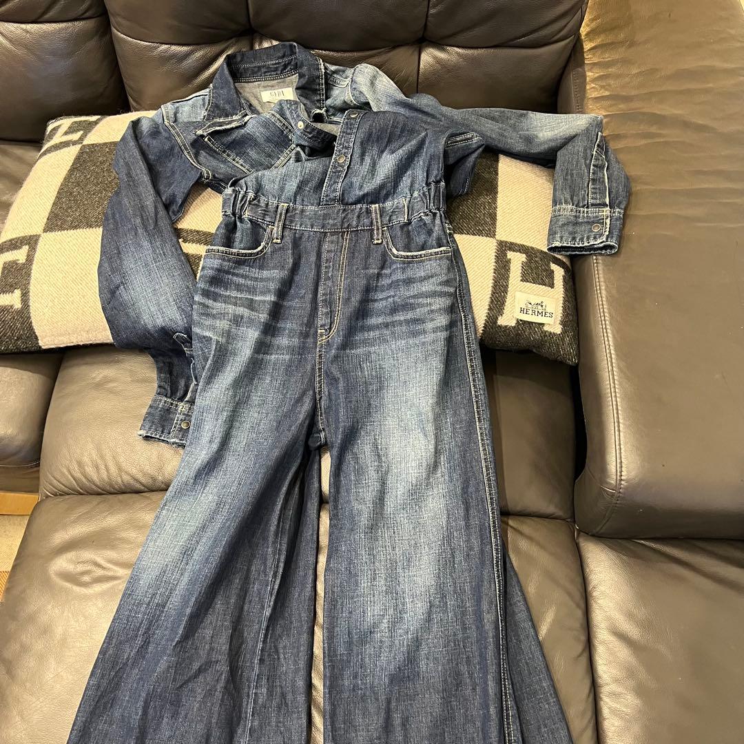 のるまま⭐️激レア⭐️GYDA ジェイダ　デニム　オールインワン　ヴィンテージ