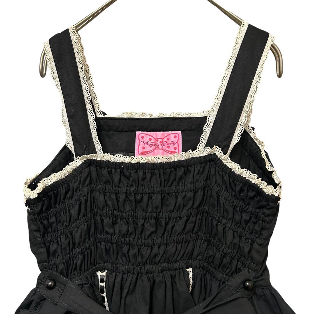 Angelic Prettyリボンフリル ミディ ワンピース ドレス ロリータ