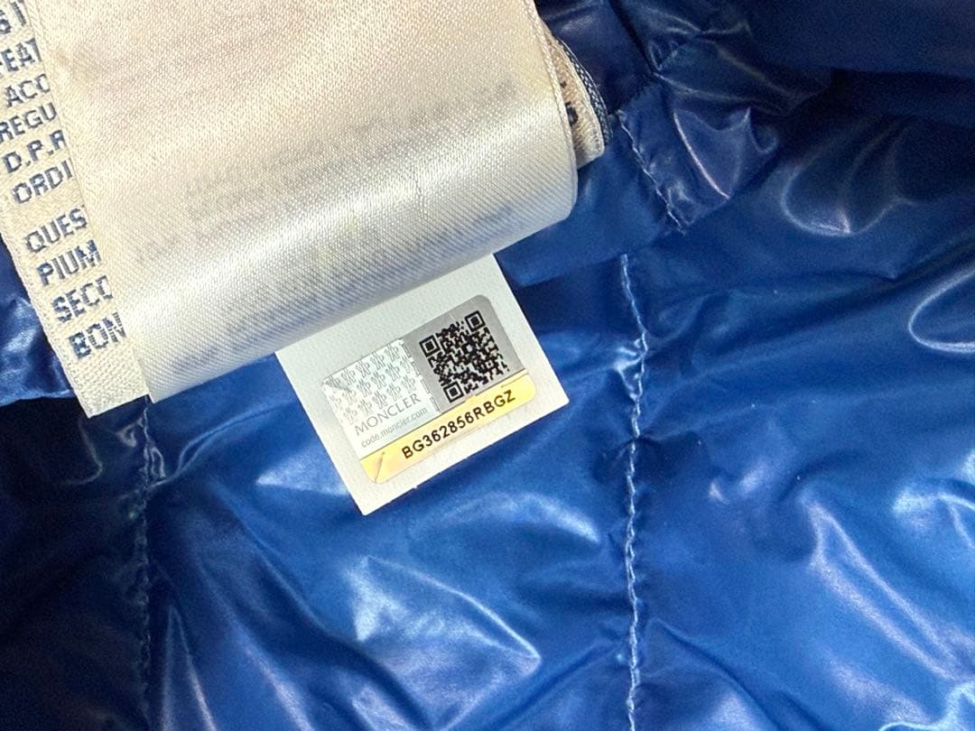 MONCLER GUI ブルー ダウンベスト サイズ3