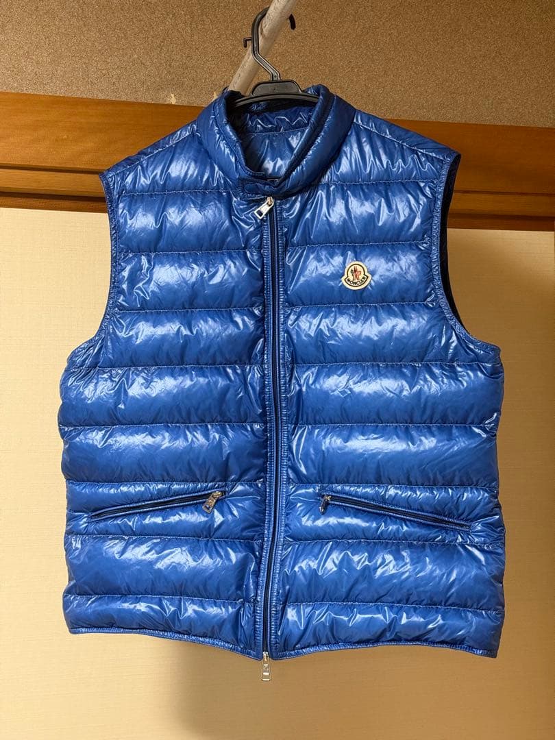 MONCLER GUI ブルー ダウンベスト サイズ3