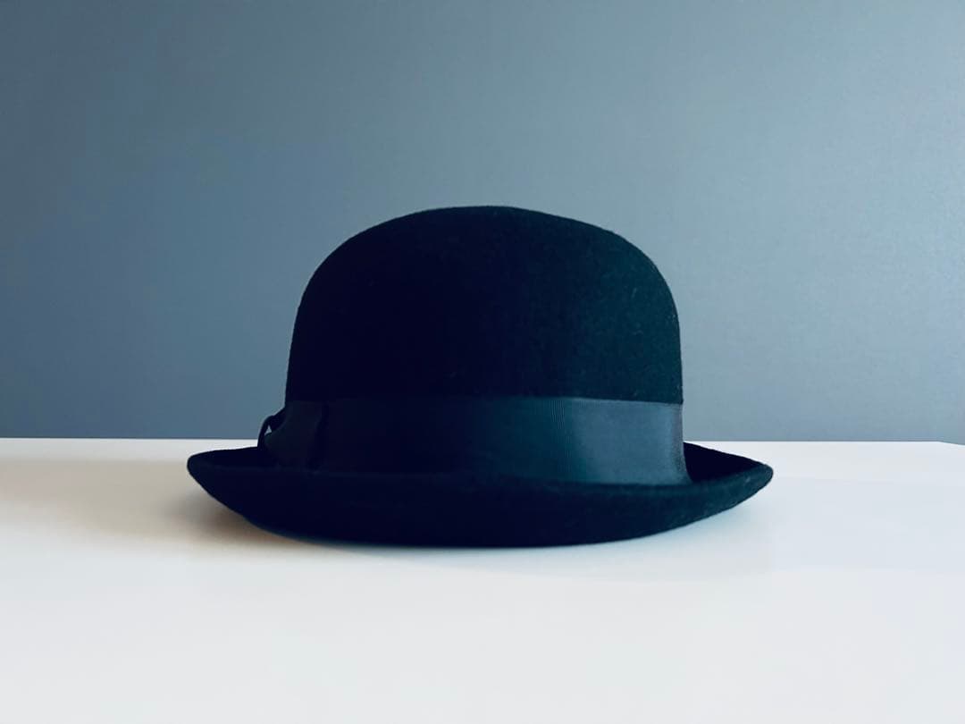 ニューヨークハットNEWYORKHATウールボーラーハット　帽子　ボウシ　黒