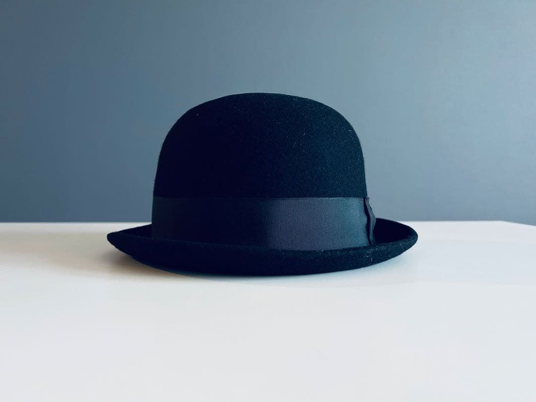 ニューヨークハットNEWYORKHATウールボーラーハット　帽子　ボウシ　黒