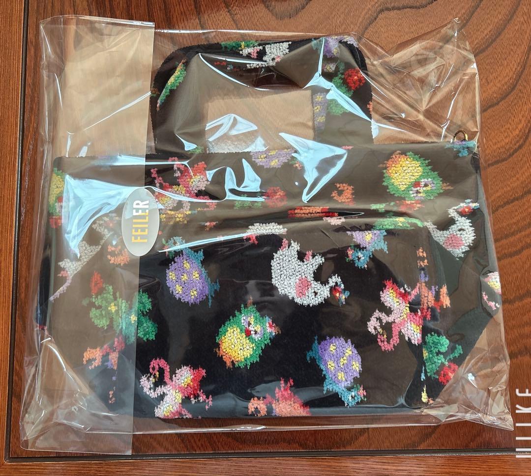新品☆FEILER ネイビー トートバッグ