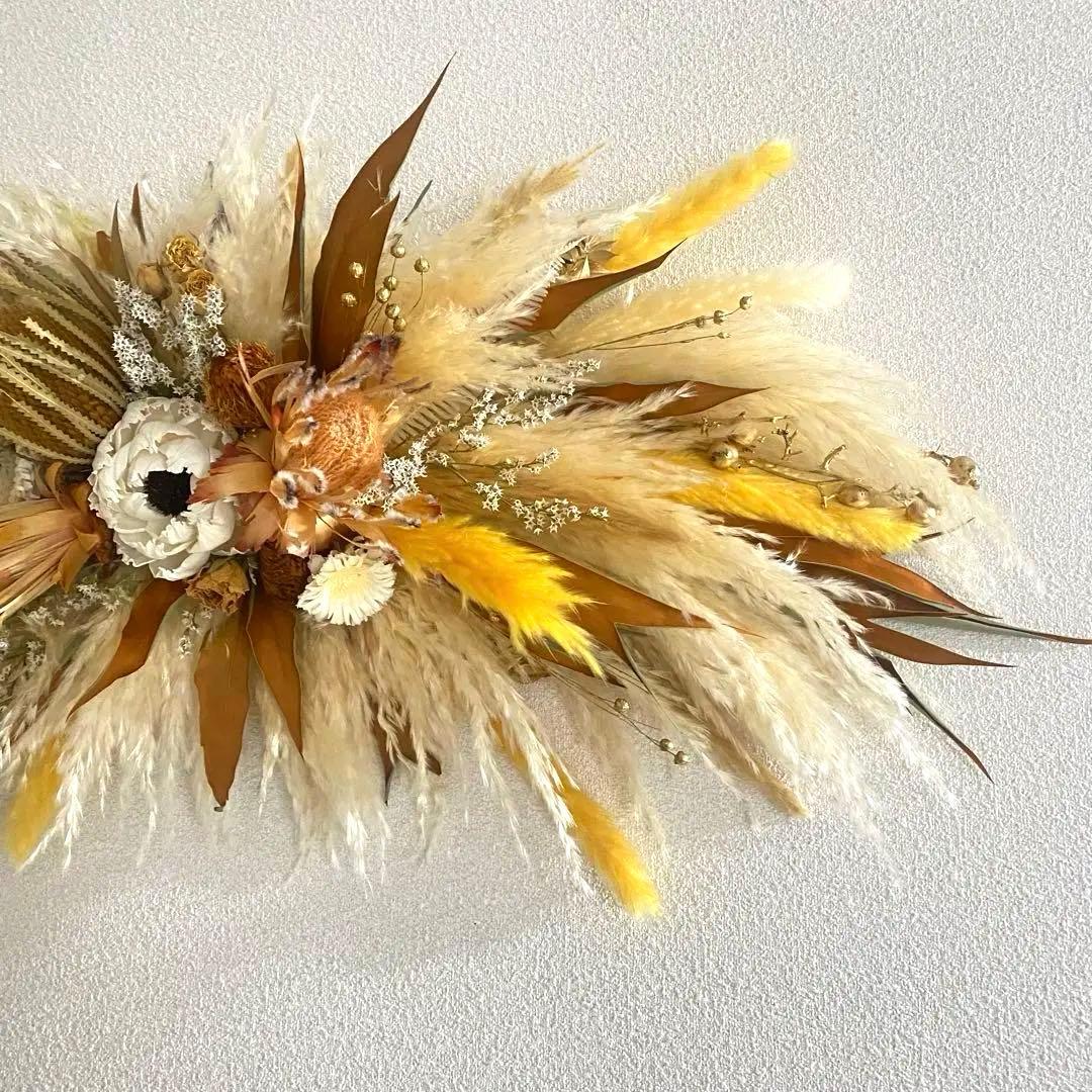 壁掛け ウォールオブジェ 横長スワッグ 特大スワッグ インテリア ディスプレイ