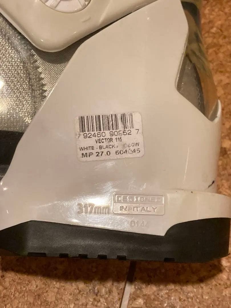 HEAD スキーブーツ ベクター115 ホワイト/ブラック/イエロー