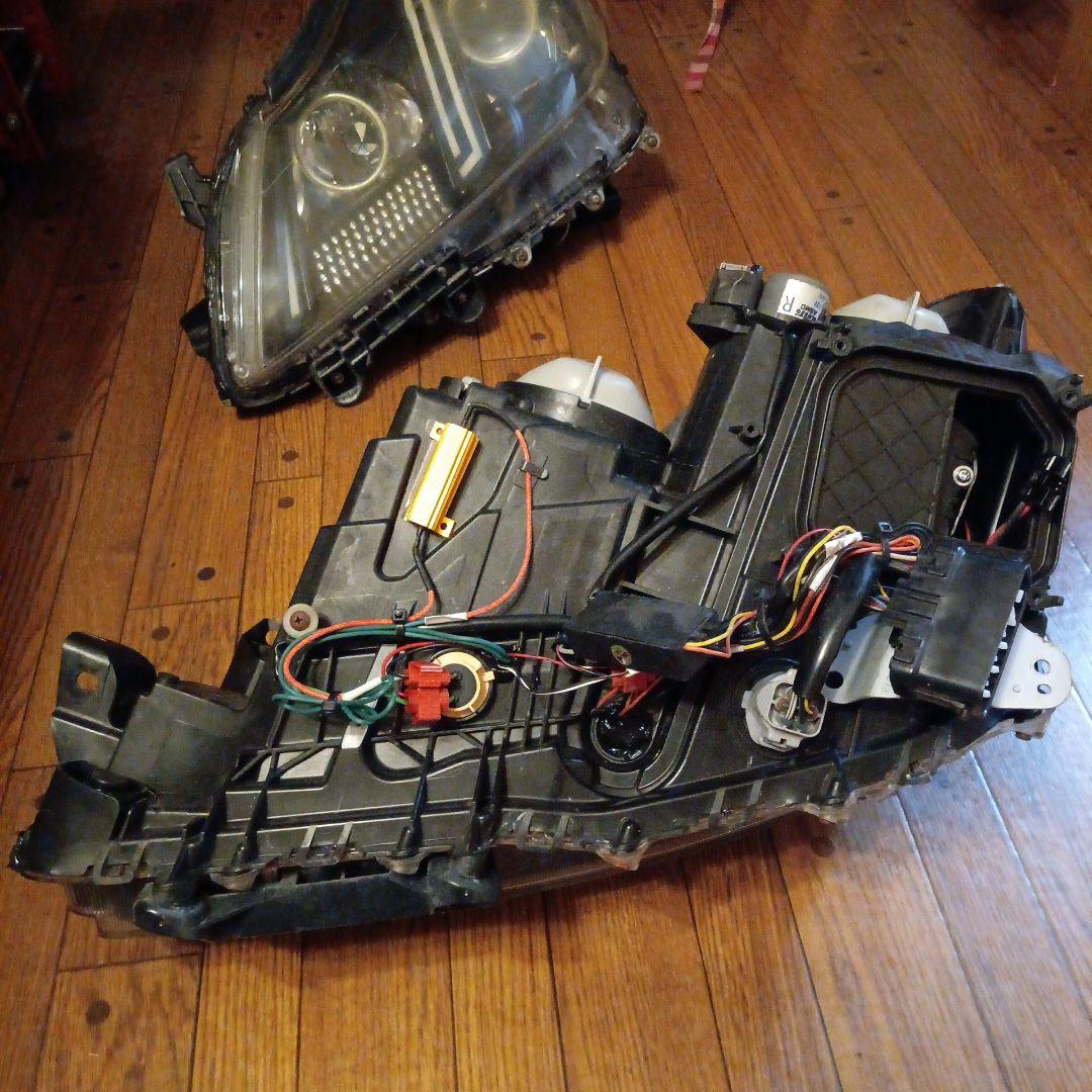 200系クラウンヘッドライト　イカリング仕様