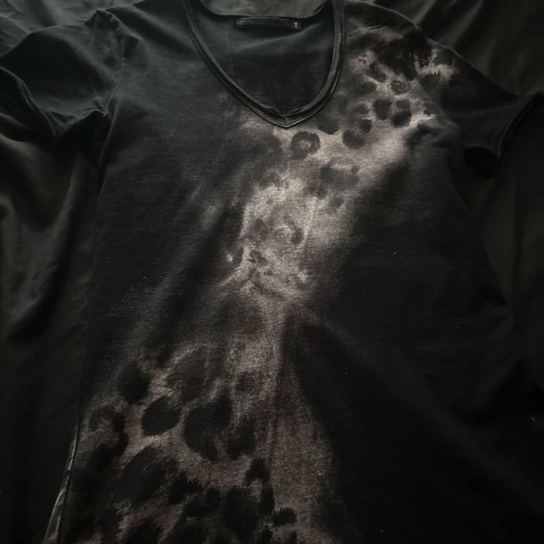 トップス 00s archive fuga rare leopard tee