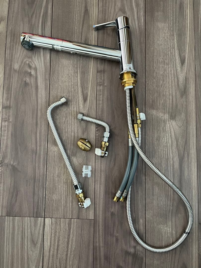 シングル浄水器付ワンホールスプレー混合栓 K87580EJV-13-TY