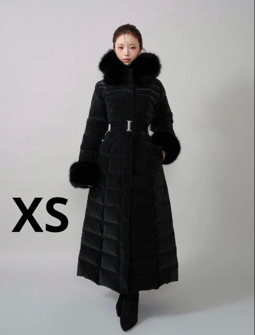 Darich 2025年 レディロングダウンコート 黒 XS