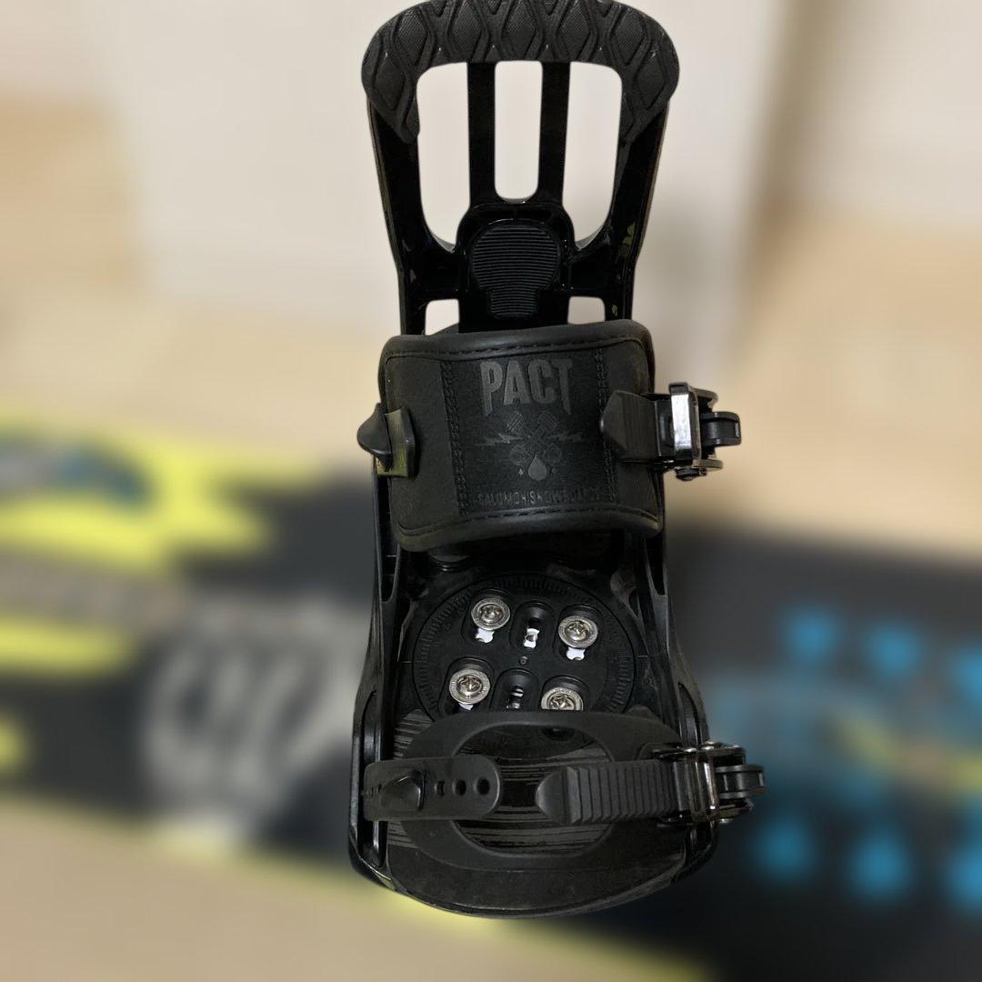 Salomon スノーボード120cm+バインディングPACT/S ギター×骸骨