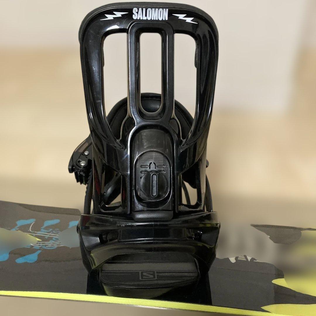 Salomon スノーボード120cm+バインディングPACT/S ギター×骸骨