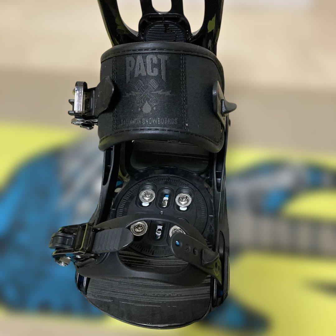Salomon スノーボード120cm+バインディングPACT/S ギター×骸骨