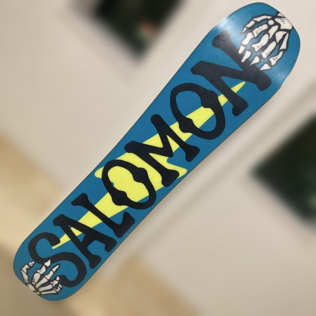 Salomon スノーボード120cm+バインディングPACT/S ギター×骸骨