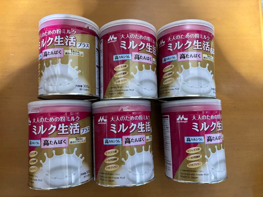 大人のための粉ミルク ミルク生活 300g 6缶