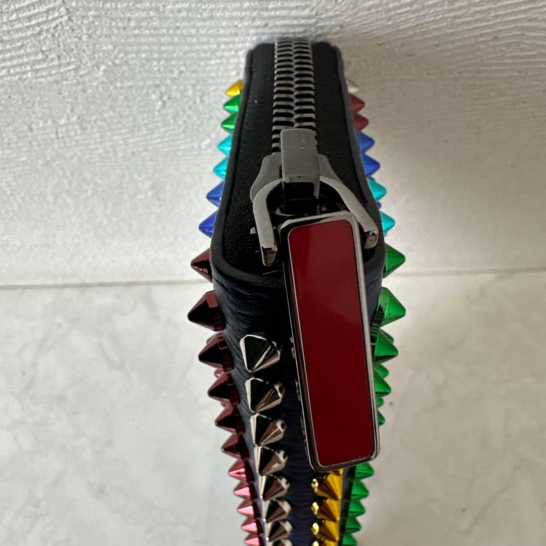 クリスチャンルブタン 長財布 レザー パネトーネ マルチカラー