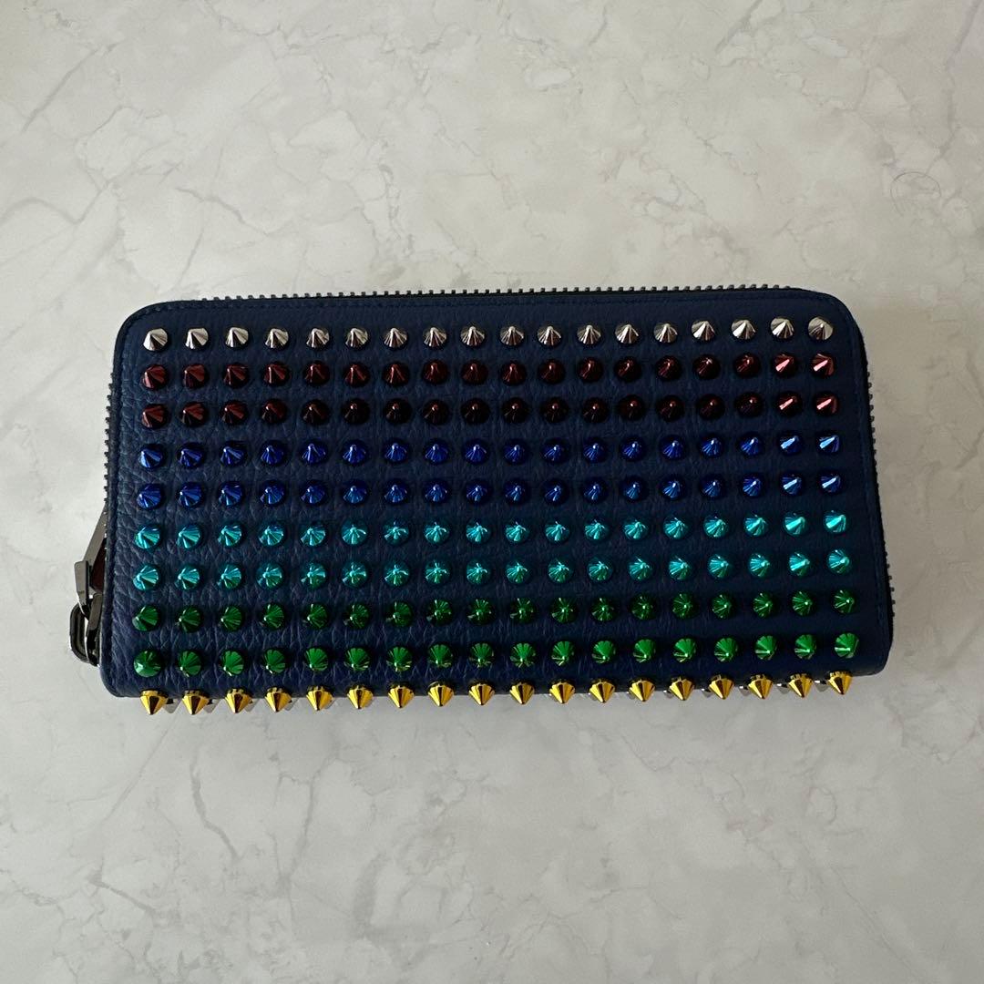 クリスチャンルブタン 長財布 レザー パネトーネ マルチカラー