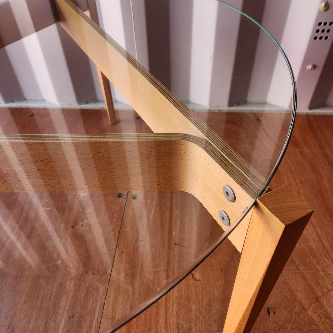 希少　廃盤 IDEE TRIANGOLO GLASS TABLE 長大作 イデー