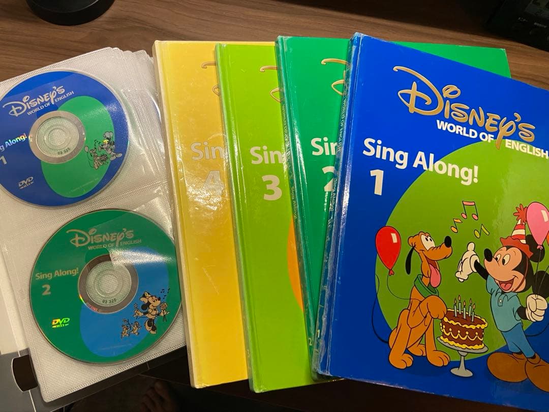 ディズニー英語システムSing Along! DVD全巻とCD全巻とテキスト全巻