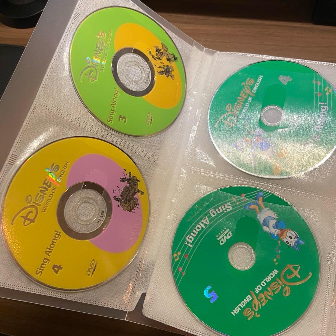 ディズニー英語システムSing Along! DVD全巻とCD全巻とテキスト全巻
