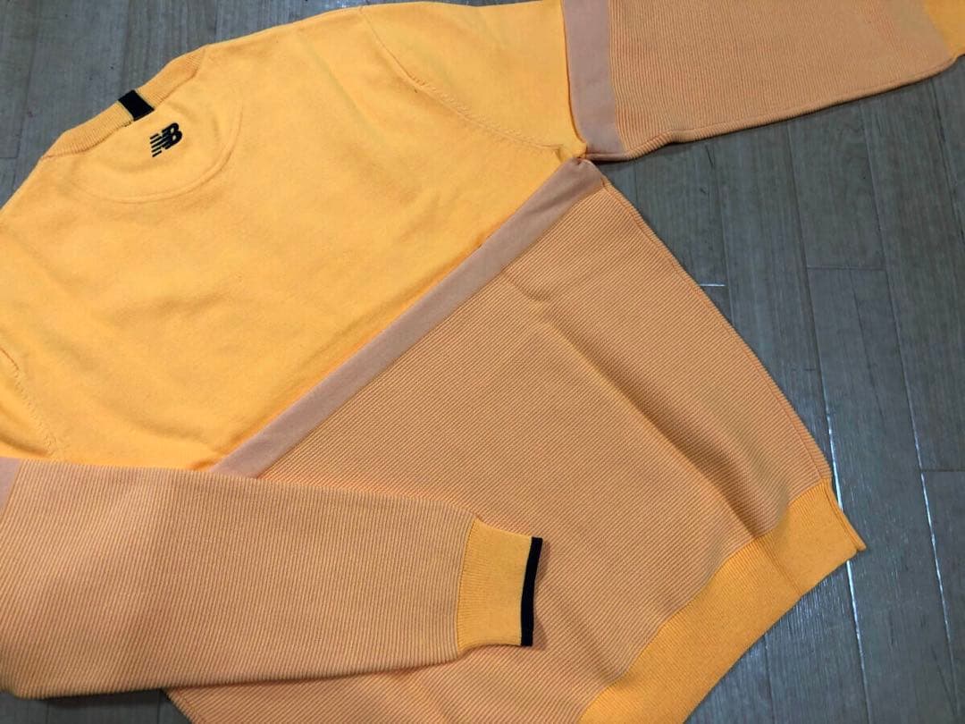 【new balance Golf／NB】秋冬クルーネックニットプルオーバーXL