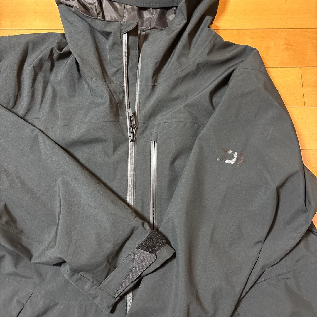 Daiwa ブラック レインウェアスーツ XL