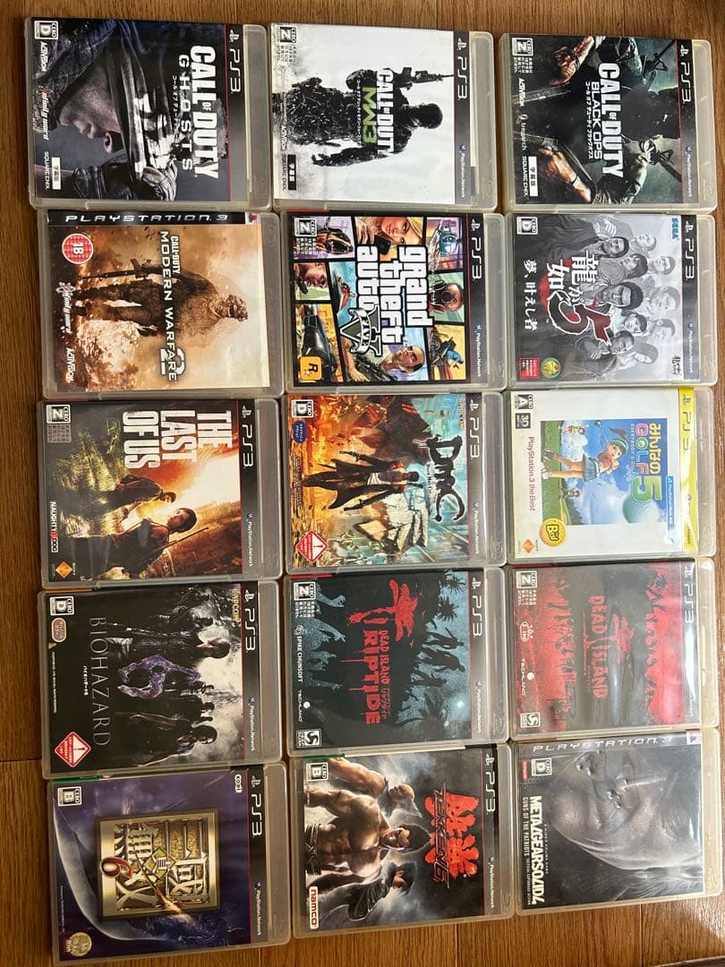 PS3 CECH-3000A 動作確認OK＋ソフト15本